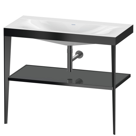 Furniture washbasin c-bonded with metal console floor-standing, XV4716NB289