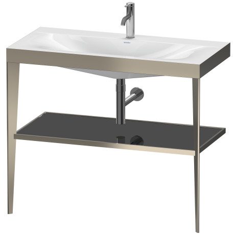 Furniture washbasin c-bonded with metal console floor-standing, XV4716OB140
