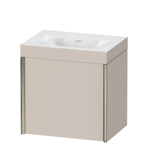 Furniture washbasin c-bonded with vanity wall mounted, XV4631NB191C