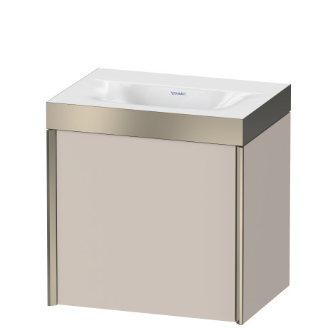 Furniture washbasin c-bonded with vanity wall mounted, XV4631NB191P