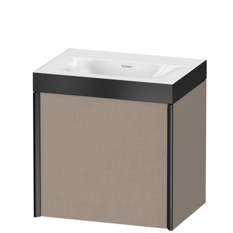 Furniture washbasin c-bonded with vanity wall mounted, XV4631NB275P