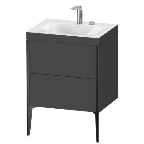 Furniture washbasin c-bonded with vanity floorstanding, XV4709EB249C