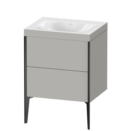 Furniture washbasin c-bonded with vanity floorstanding, XV4709NB207C