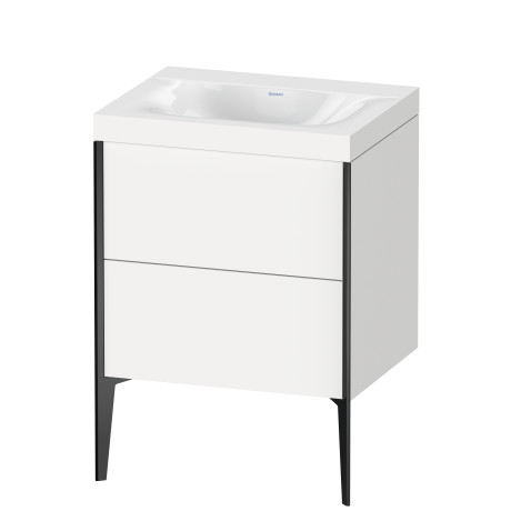 Furniture washbasin c-bonded with vanity floorstanding, XV4709NB218C