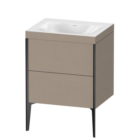 Furniture washbasin c-bonded with vanity floorstanding, XV4709NB275C