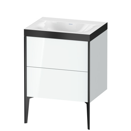 Furniture washbasin c-bonded with vanity floorstanding, XV4709NB285P