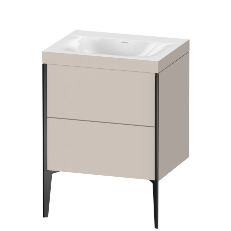 Furniture washbasin c-bonded with vanity floorstanding, XV4709NB291C