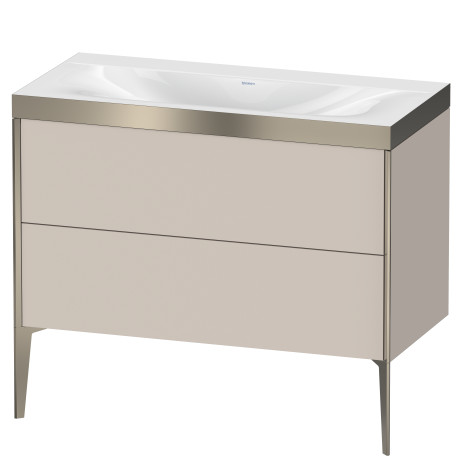 Furniture washbasin c-bonded with vanity floor standing, XV4711NB191P