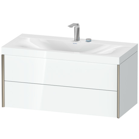 Furniture washbasin c-bonded with vanity wall mounted, XV4616EB185C