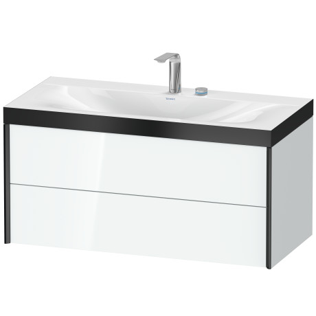 Furniture washbasin c-bonded with vanity wall mounted, XV4616EB285P