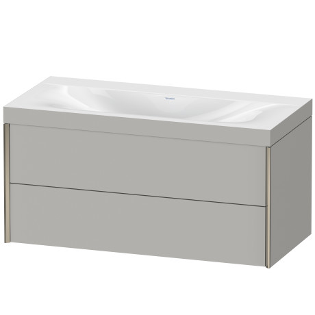 Furniture washbasin c-bonded with vanity wall mounted, XV4616NB107C