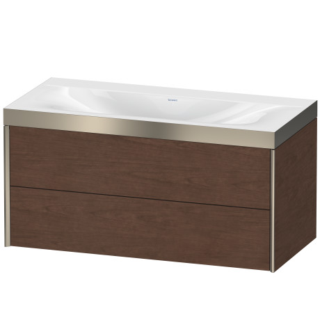Furniture washbasin c-bonded with vanity wall mounted, XV4616NB113P