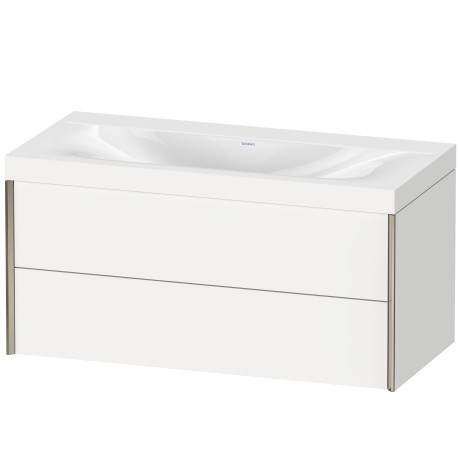 Furniture washbasin c-bonded with vanity wall mounted, XV4616NB118C