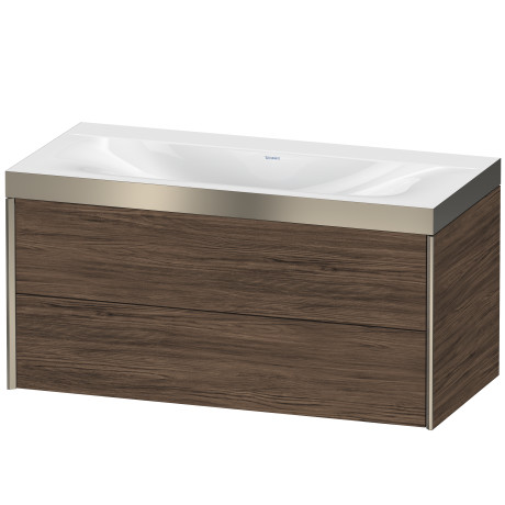 Furniture washbasin c-bonded with vanity wall mounted, XV4616NB121P