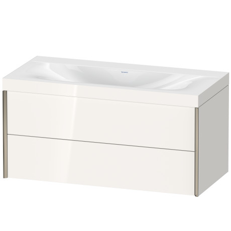Furniture washbasin c-bonded with vanity wall mounted, XV4616NB122C