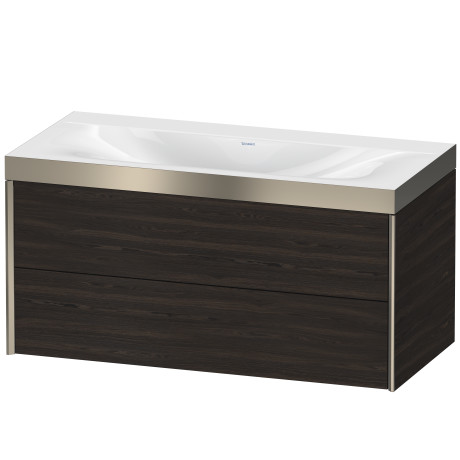 Furniture washbasin c-bonded with vanity wall mounted, XV4616NB169P