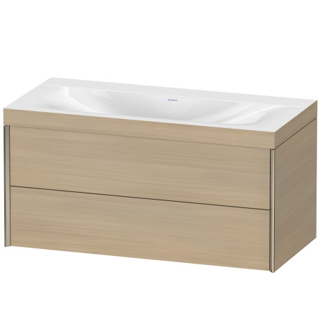 Furniture washbasin c-bonded with vanity wall mounted, XV4616NB171C