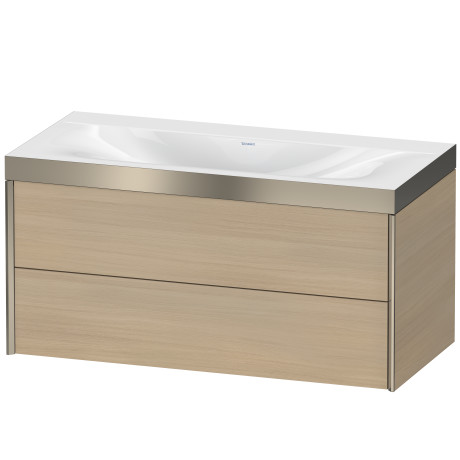Furniture washbasin c-bonded with vanity wall mounted, XV4616NB171P