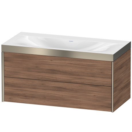 Furniture washbasin c-bonded with vanity wall mounted, XV4616NB179P