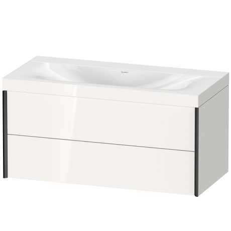 Furniture washbasin c-bonded with vanity wall mounted, XV4616NB222C