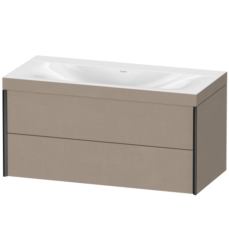 Furniture washbasin c-bonded with vanity wall mounted, XV4616NB275C