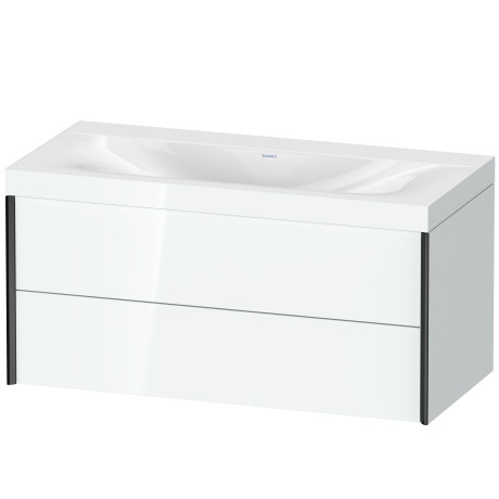 Furniture washbasin c-bonded with vanity wall mounted, XV4616NB285C