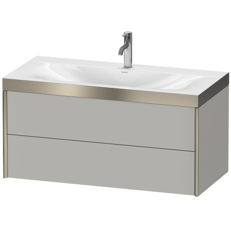 Furniture washbasin c-bonded with vanity wall mounted, XV4616OB107P