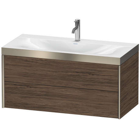 Furniture washbasin c-bonded with vanity wall mounted, XV4616OB121P