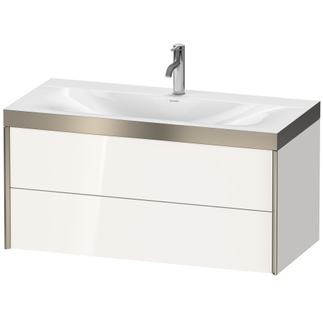 Furniture washbasin c-bonded with vanity wall mounted, XV4616OB122P