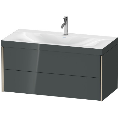Furniture washbasin c-bonded with vanity wall mounted, XV4616OB138C