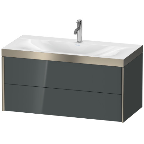 Furniture washbasin c-bonded with vanity wall mounted, XV4616OB138P