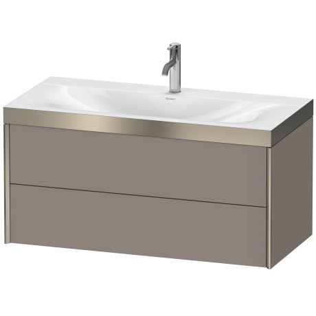 Furniture washbasin c-bonded with vanity wall mounted, XV4616OB143P