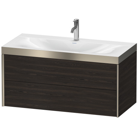 Furniture washbasin c-bonded with vanity wall mounted, XV4616OB169P