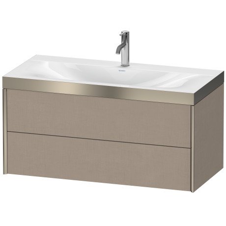 Furniture washbasin c-bonded with vanity wall mounted, XV4616OB175P