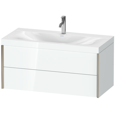 Furniture washbasin c-bonded with vanity wall mounted, XV4616OB185C