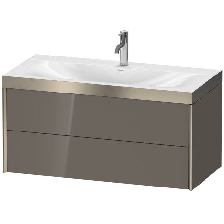 Furniture washbasin c-bonded with vanity wall mounted, XV4616OB189P