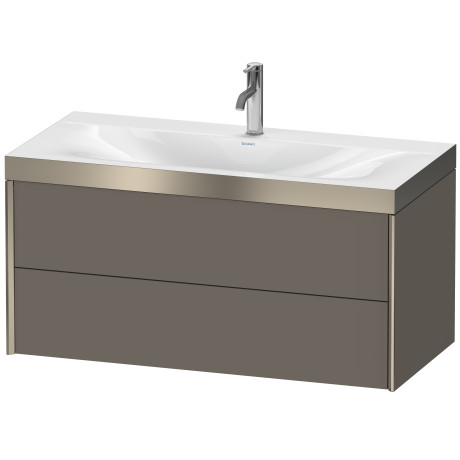 Furniture washbasin c-bonded with vanity wall mounted, XV4616OB190P