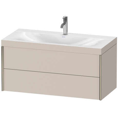 Furniture washbasin c-bonded with vanity wall mounted, XV4616OB191C