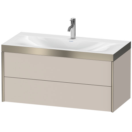 Furniture washbasin c-bonded with vanity wall mounted, XV4616OB191P