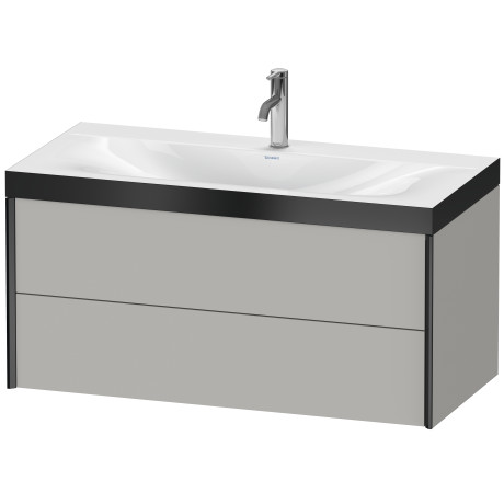 Furniture washbasin c-bonded with vanity wall mounted, XV4616OB207P