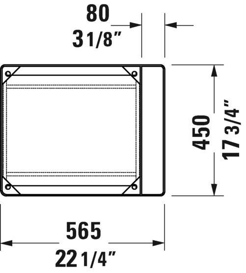 Metal console floorstanding **, 003115