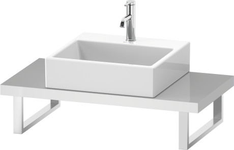 Console for above-counter basin and vanity basin Compact, LC100C