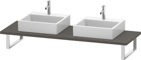 Consolle per bacinella da appoggio o lavabo da incasso soprapiano, LC107C09090 larghezza max. 2000 mm