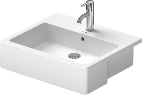 Semi-recessed washbasin, 031455