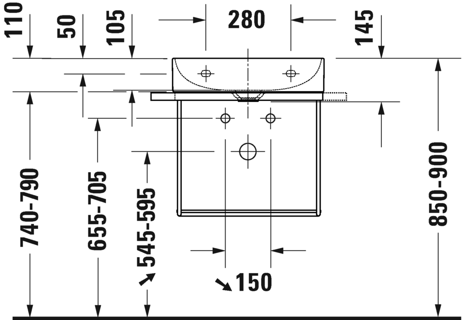 Lavabo / Lavabo para mueble Compact, 235650
