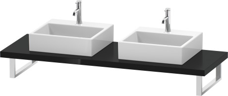 Plan de toilette pour vasques à poser et vasques à encastrer, LC103C04040 largeur max. 2000 mm
