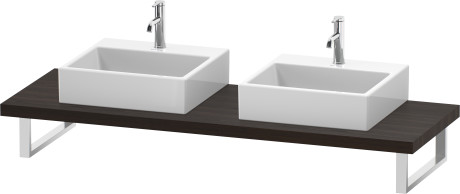 Consolle per bacinella da appoggio o lavabo da incasso soprapiano, LC103C06969 larghezza max. 2000 mm