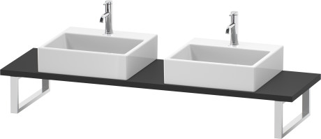 Plan de toilette Compact pour vasques à poser et vasques à encastrer, LC105C08080 largeur max. 2000 mm