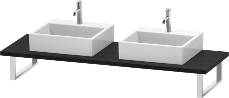 Consolle per bacinella da appoggio o lavabo da incasso soprapiano, LC107C01616 larghezza max. 2000 mm