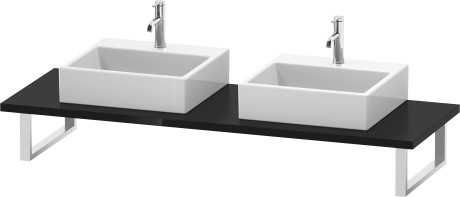 Plan de toilette pour vasques à poser et vasques à encastrer, LC107C04040 largeur max. 2000 mm